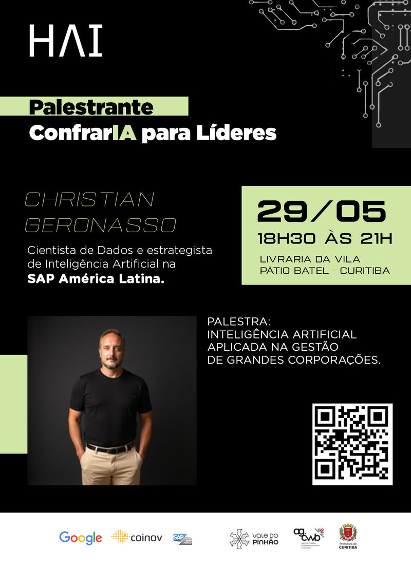 HAI · ConfrarIA para Líderes · Convite de evento
